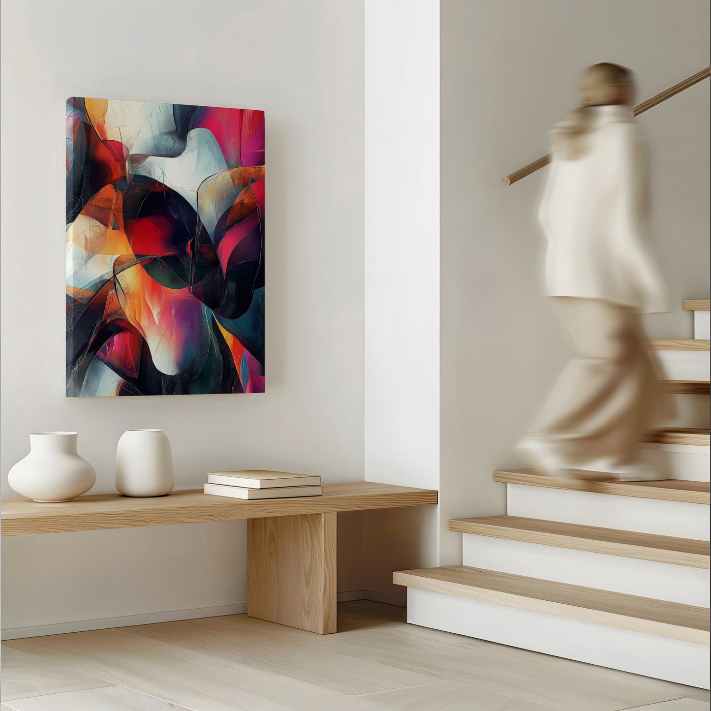 Veils Of Infinity Abstract Canvas