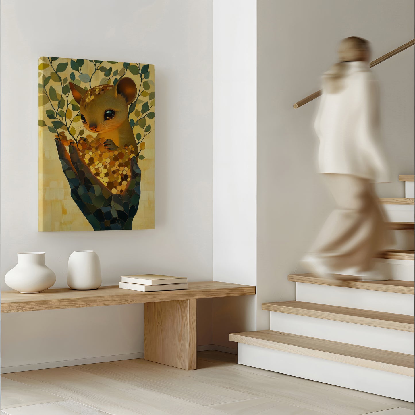 Hand Avatar Abstract Canvas