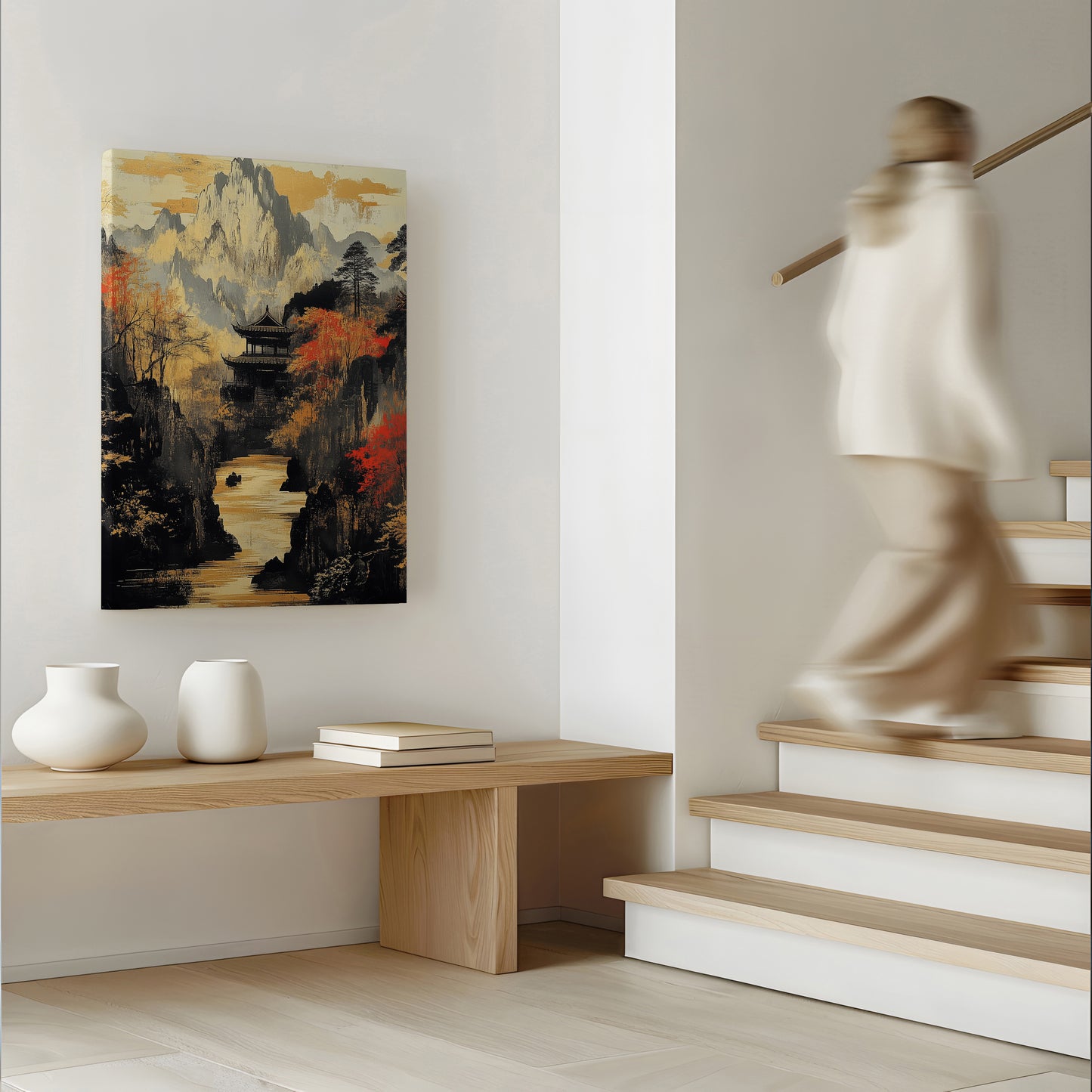 Zen Peaks Canvas