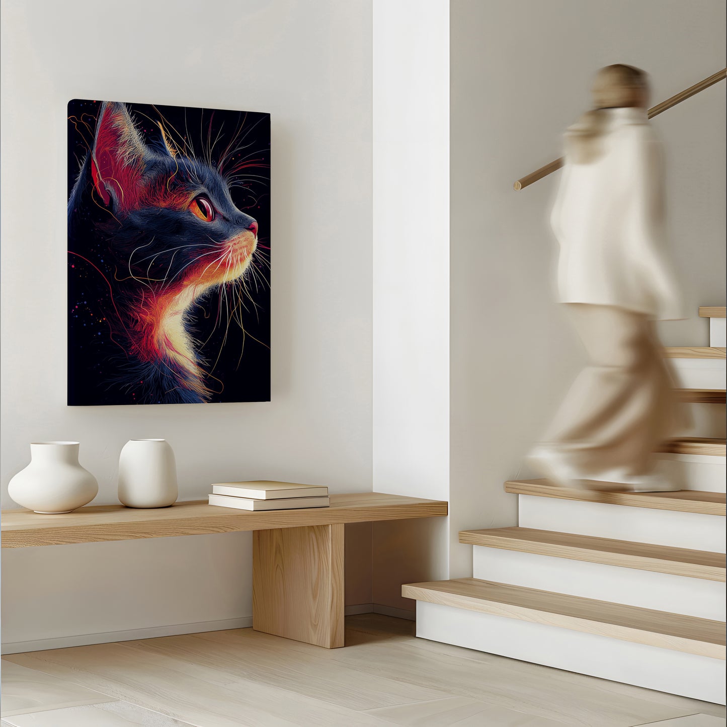 Celestial Cat Canvas