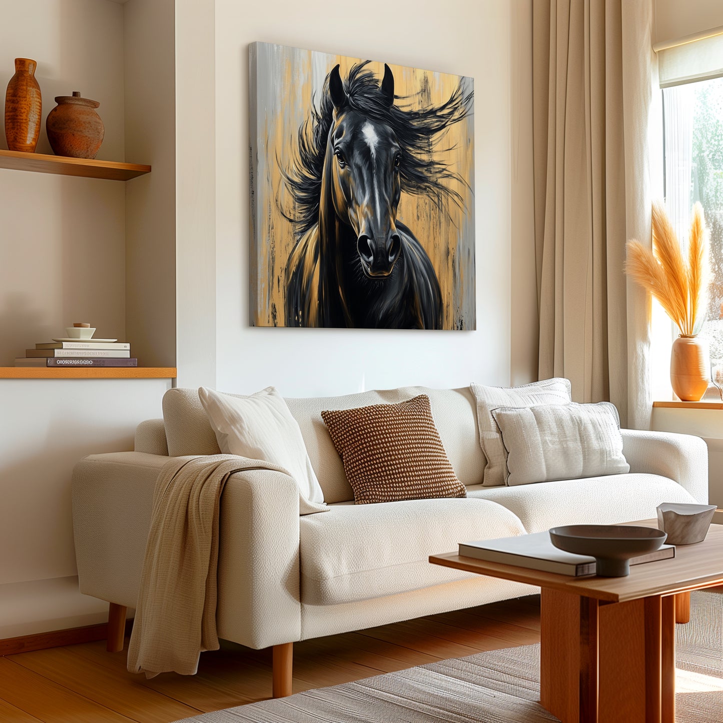 Black Stallion Canvas