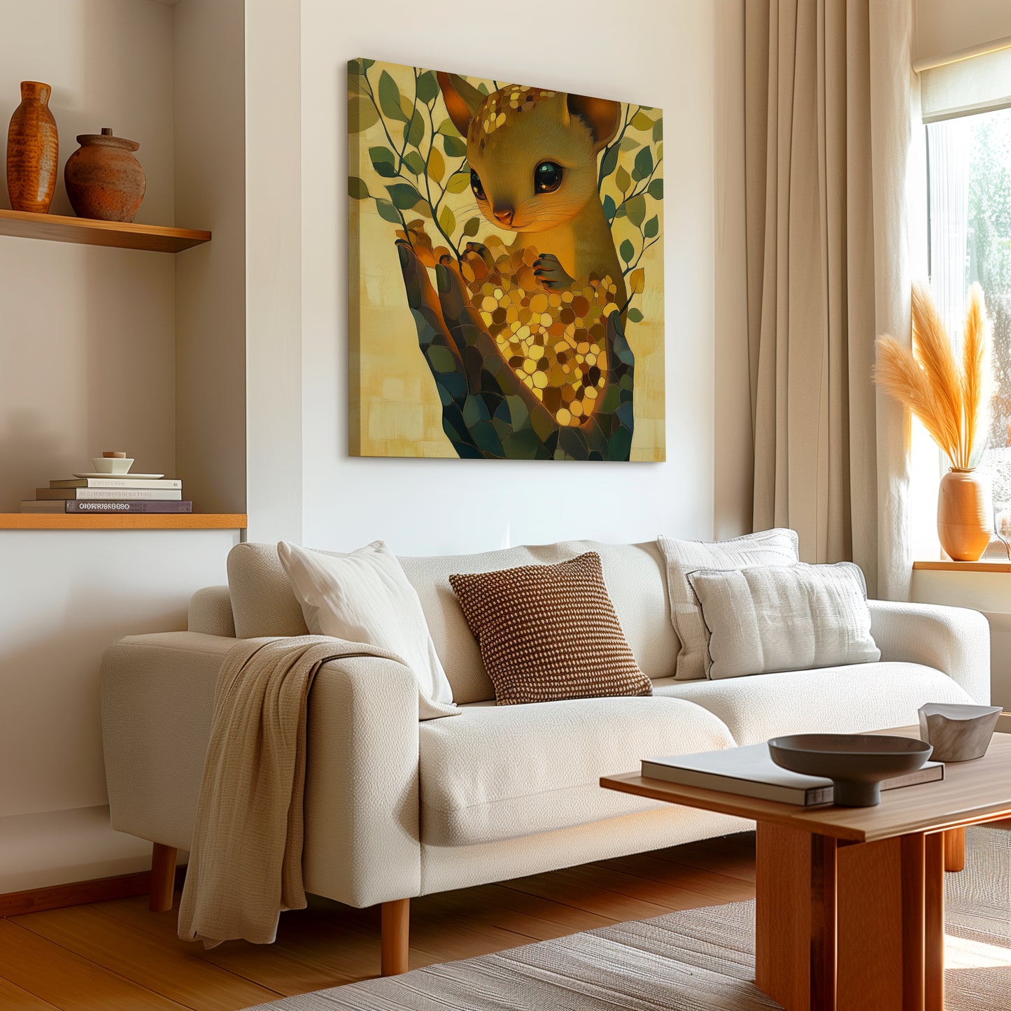 Hand Avatar Abstract Canvas