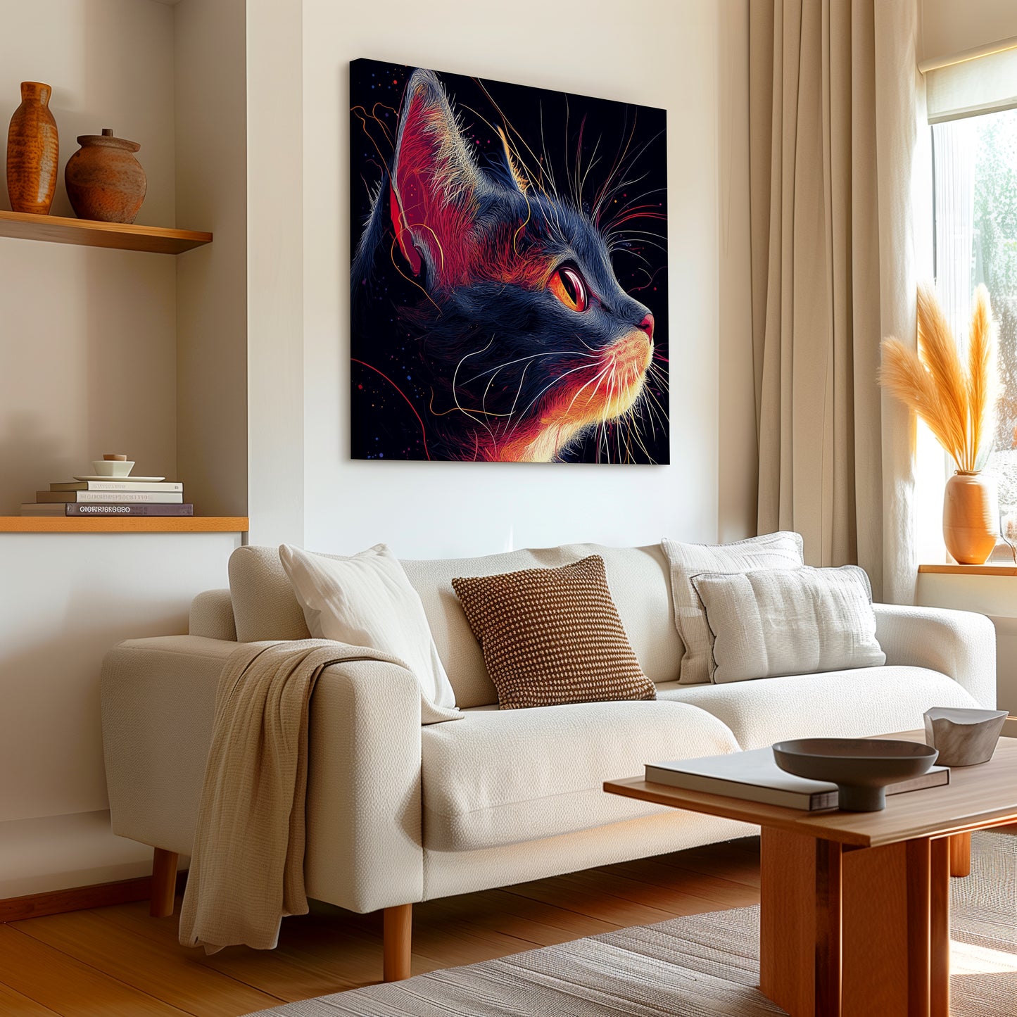 Celestial Cat Canvas