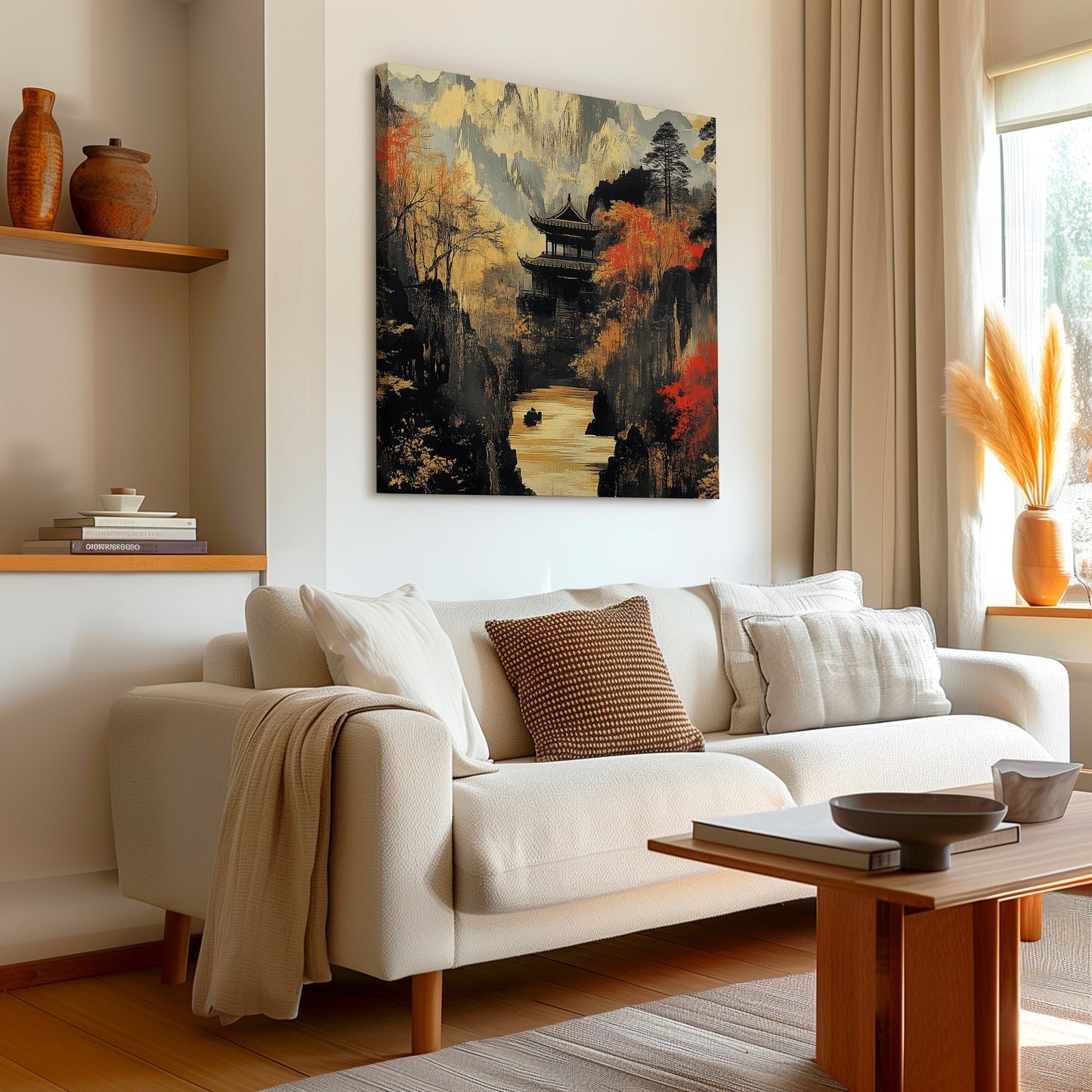 Zen Peaks Canvas
