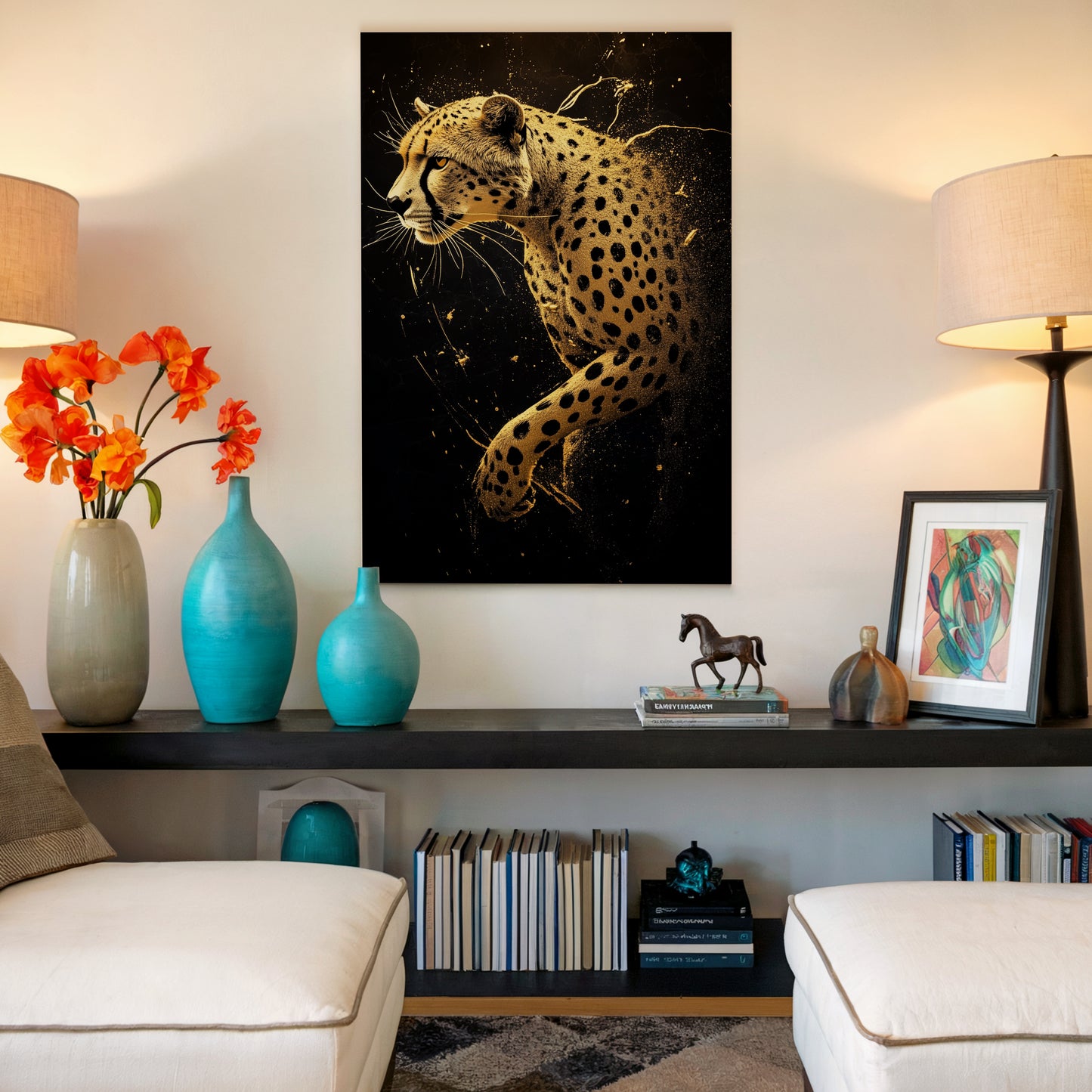 Golden Cheetah Canvas