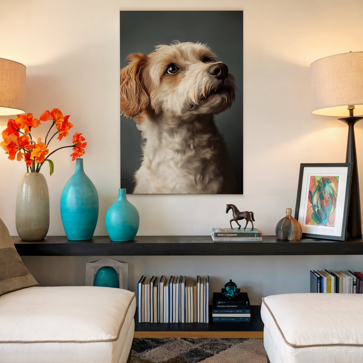 Maltese Dog Canvas