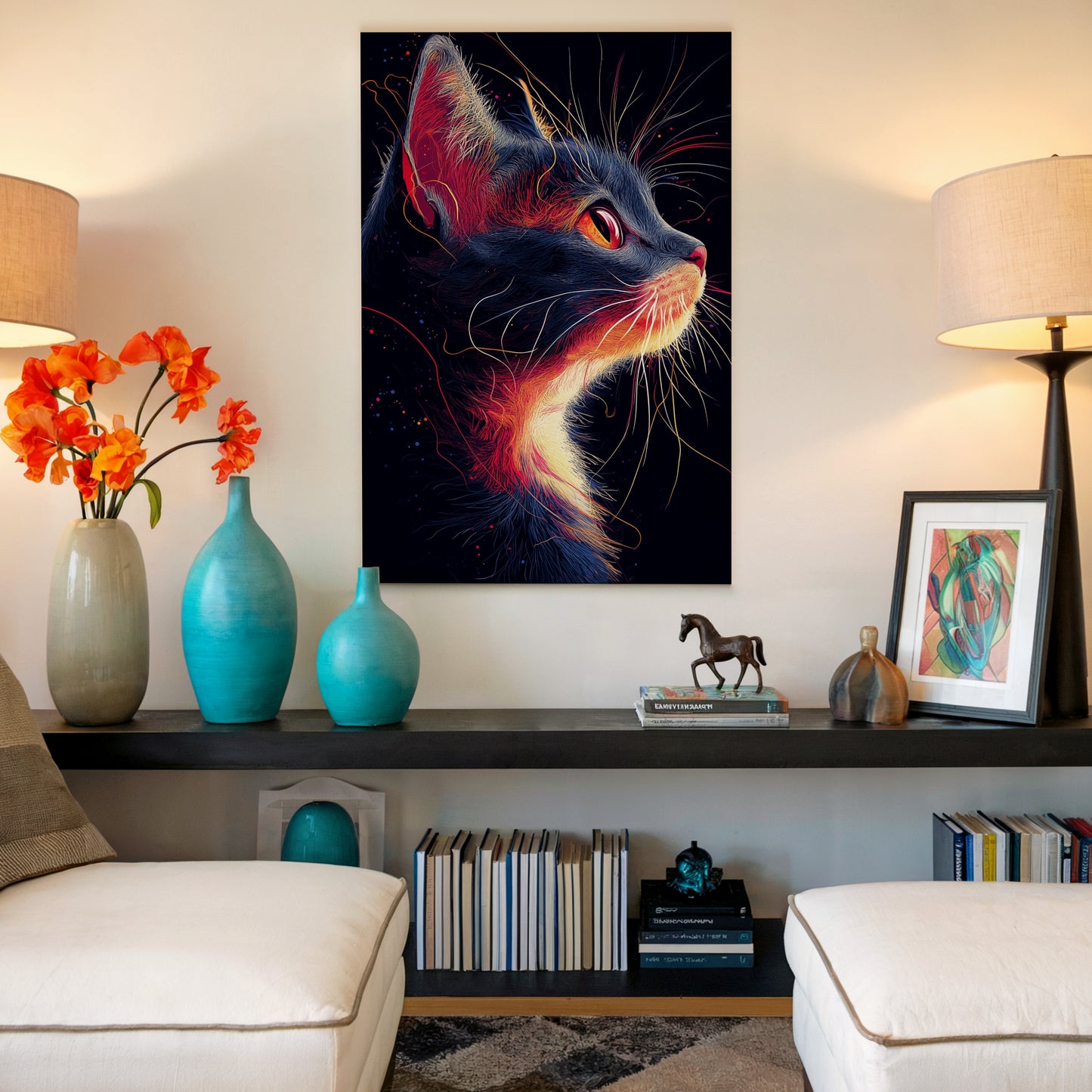 Celestial Cat Canvas