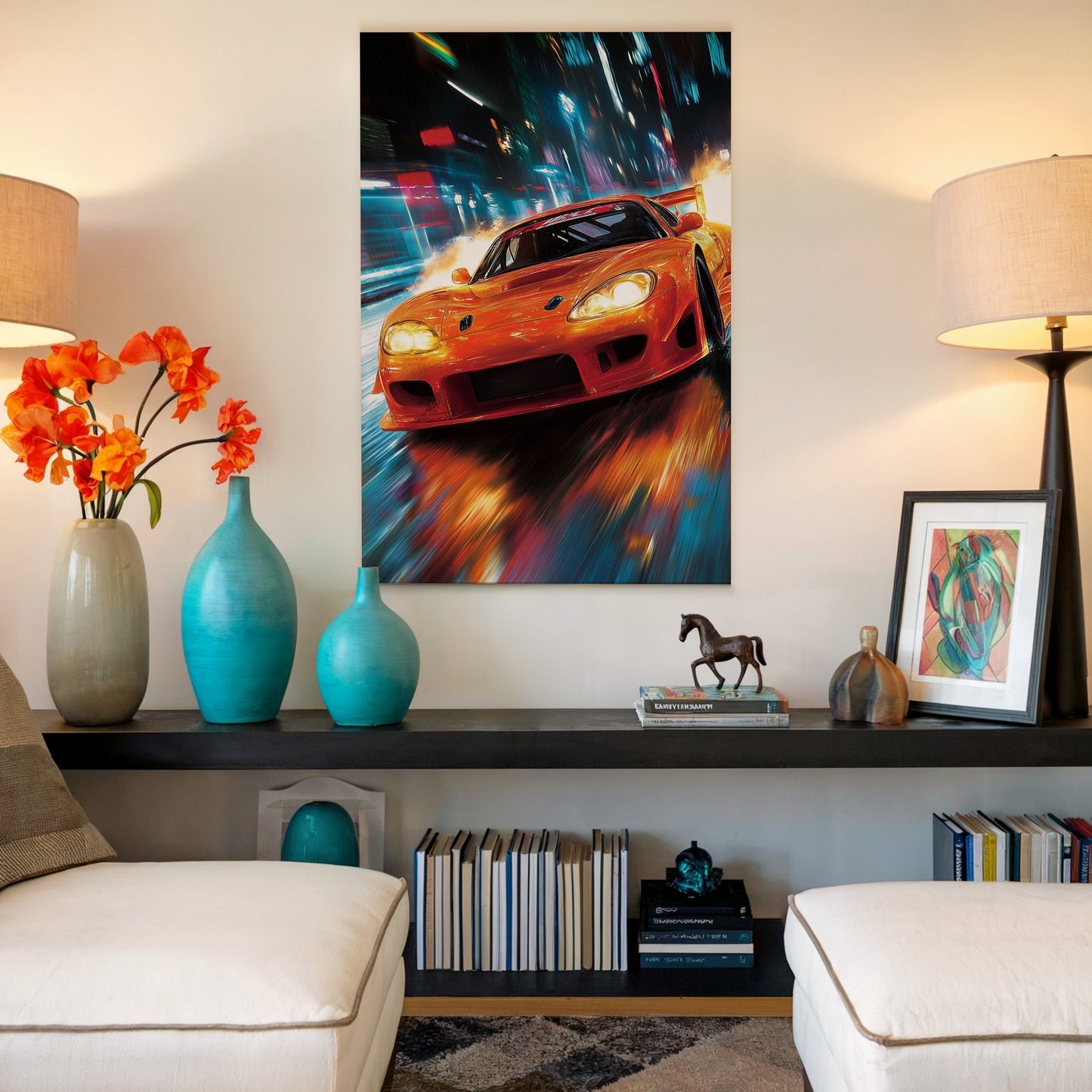 Need for Speed Orange Canvas