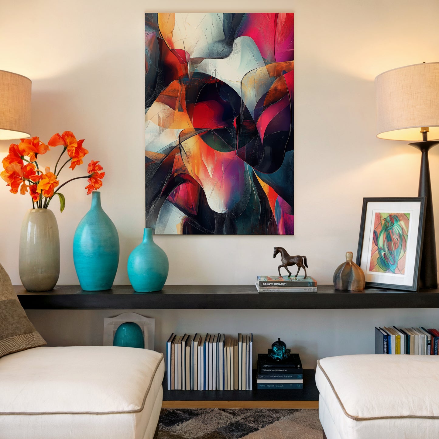 Veils Of Infinity Abstract Canvas