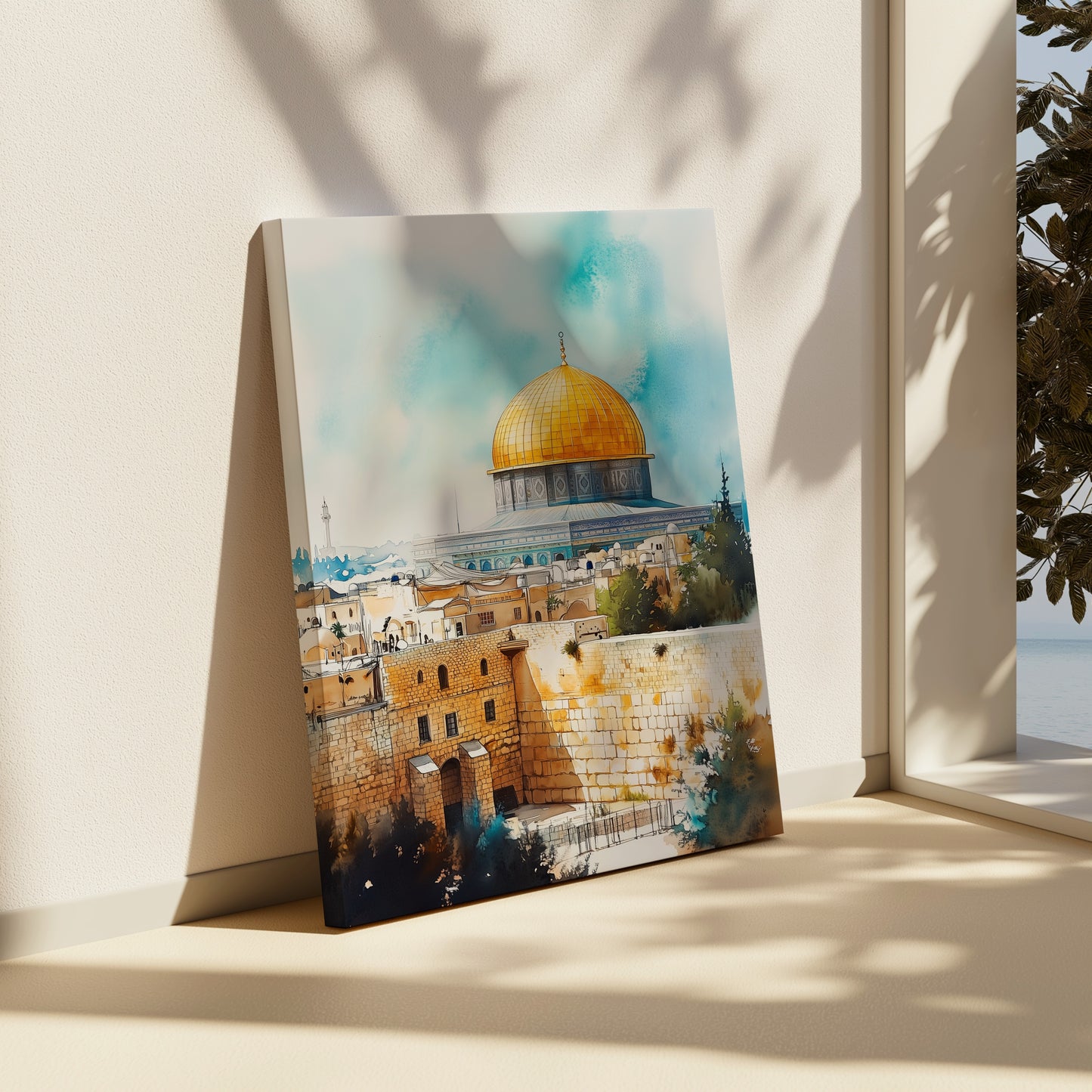 Masjid Al-Aqsa Golden Dome canvas