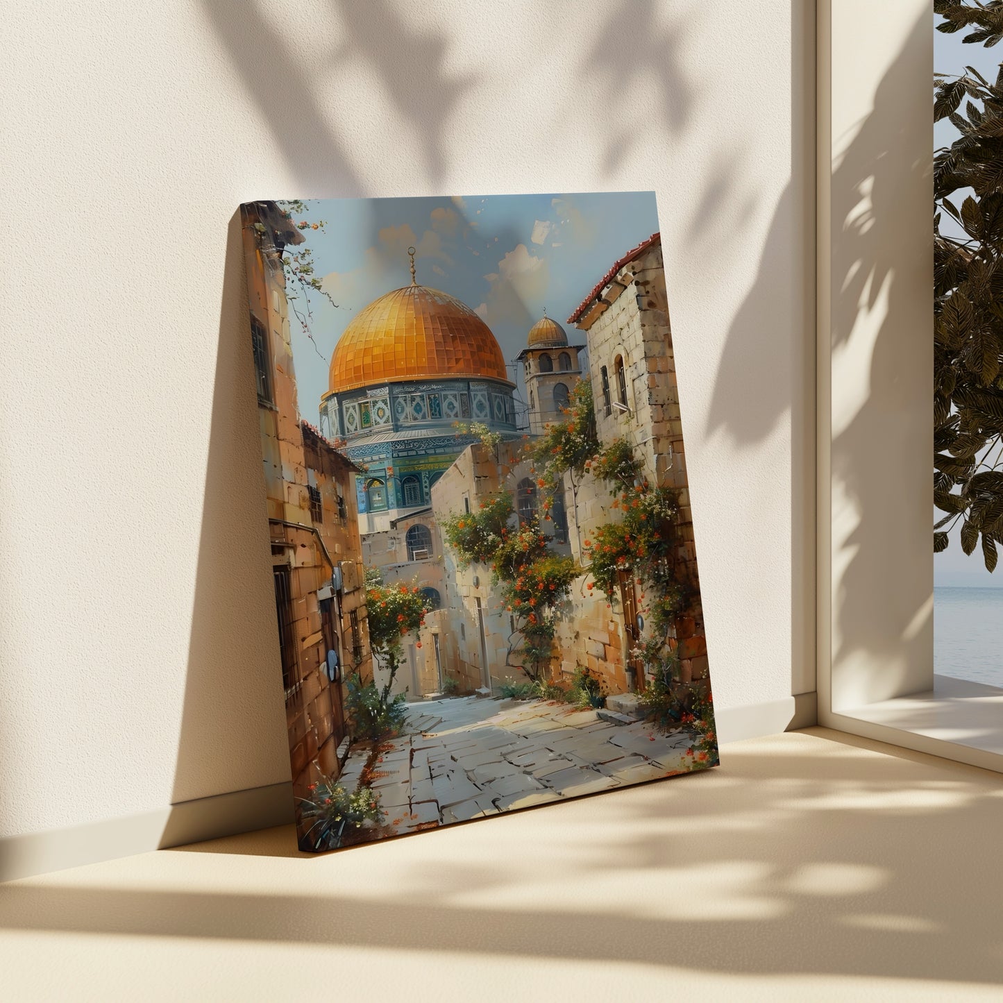 The Path to Al Aqsa canvas