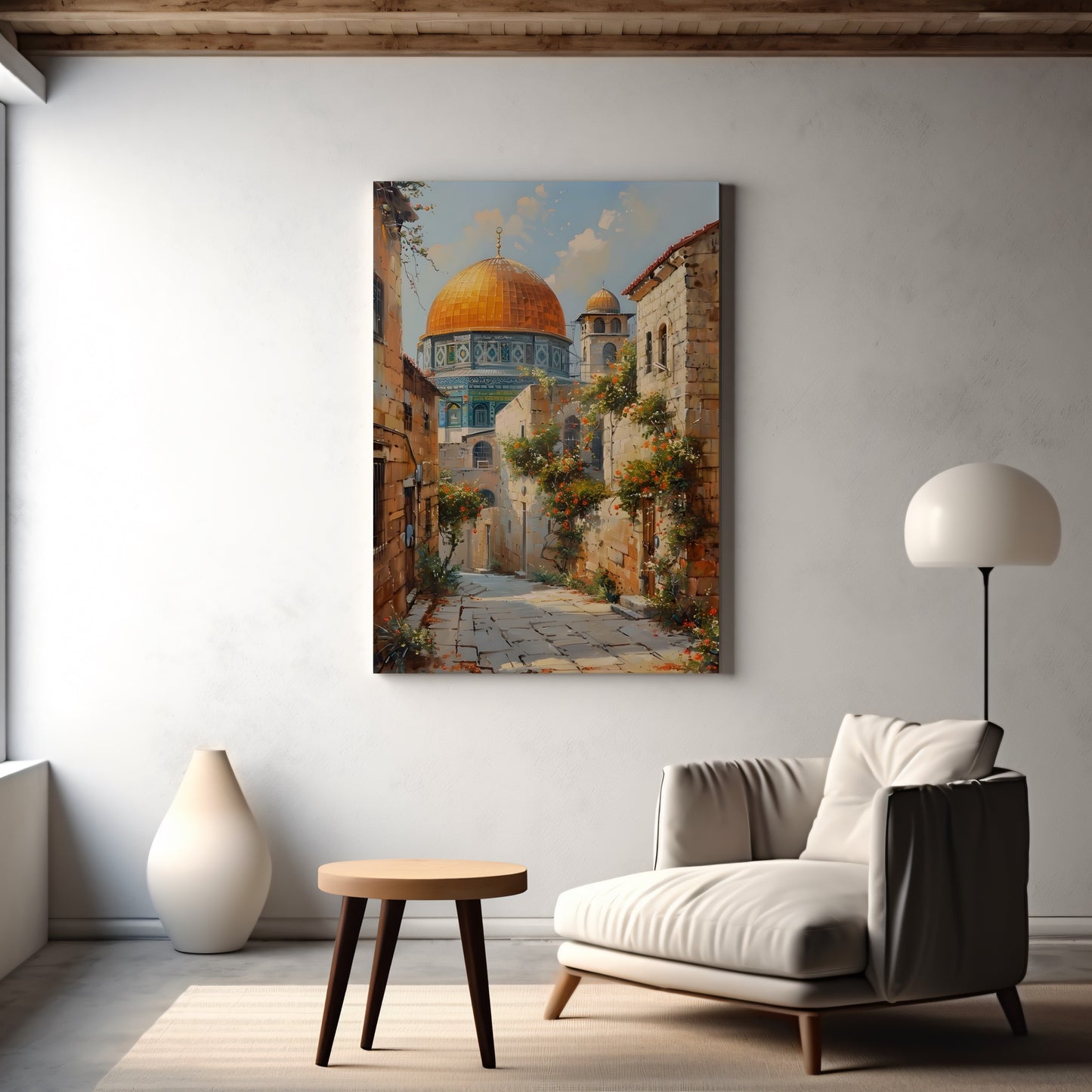 The Path to Al Aqsa canvas