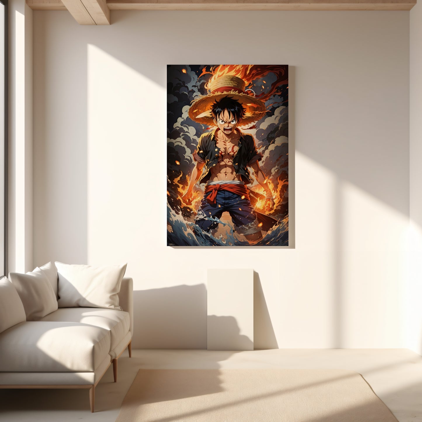 Luffy: Gear of Fury canvas