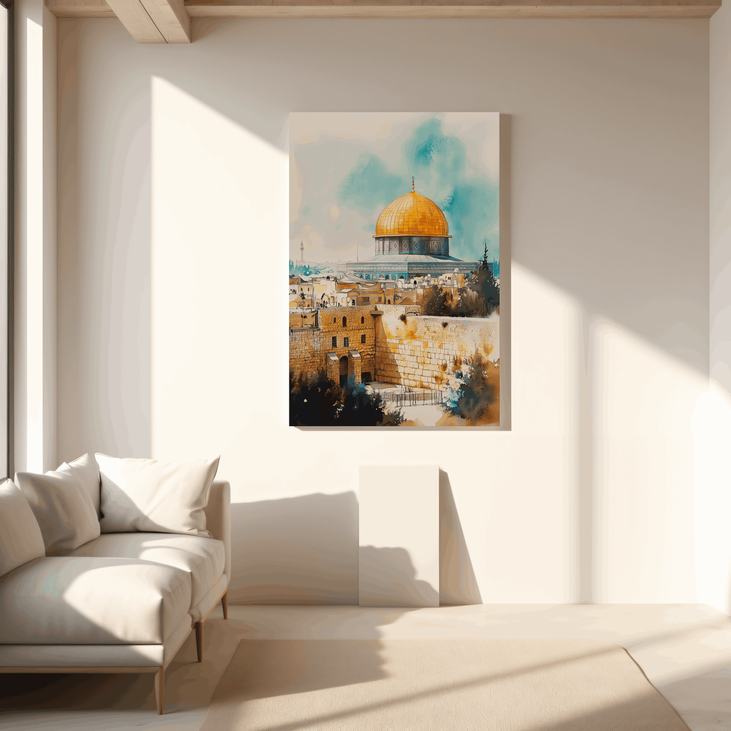 Masjid Al-Aqsa Golden Dome canvas