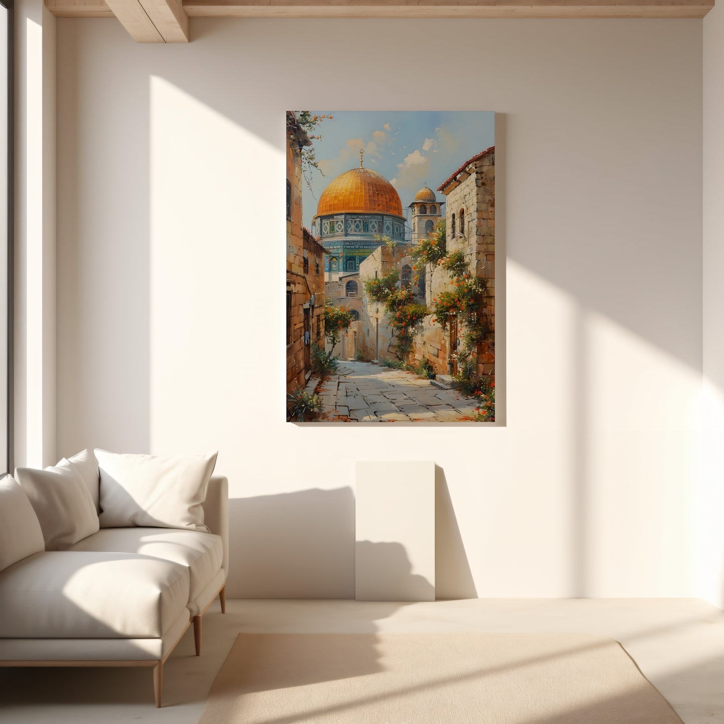 The Path to Al Aqsa canvas