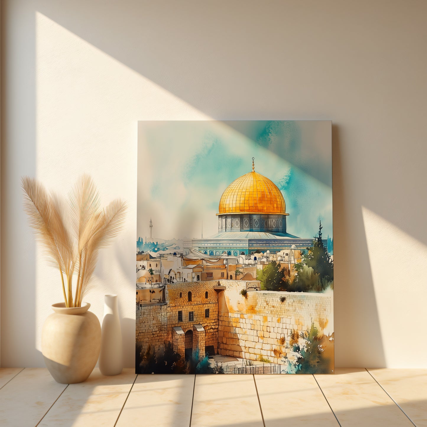 Masjid Al-Aqsa Golden Dome canvas