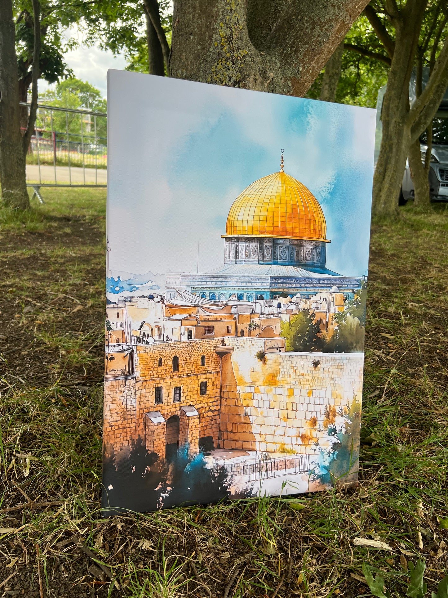 Masjid Al-Aqsa Golden Dome canvas