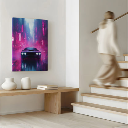 Phantom Muscle Car Canvas