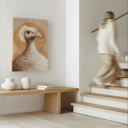 Beige Turkey Abstract Canvas