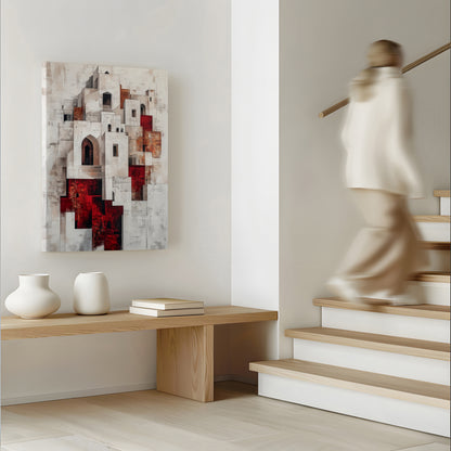 Vague City Abstract Canvas