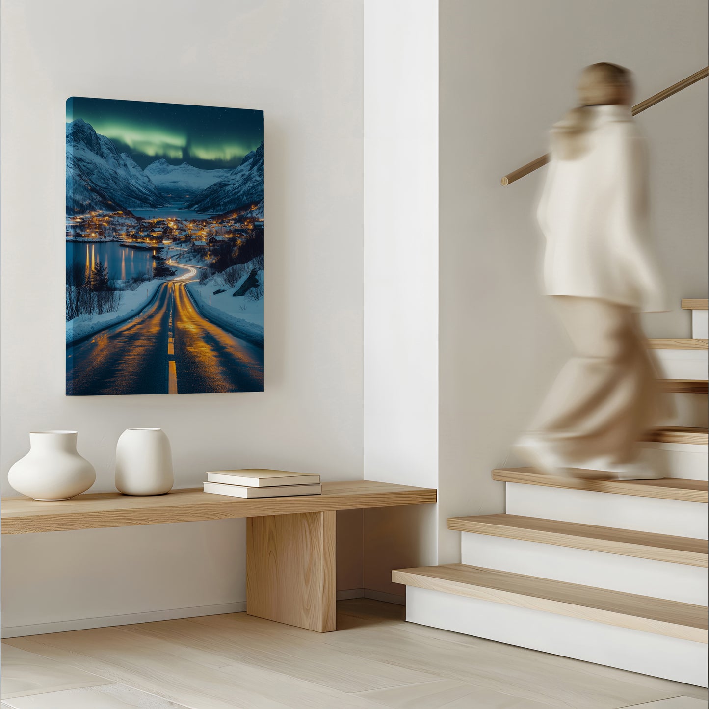 Aurora Pathway Canvas