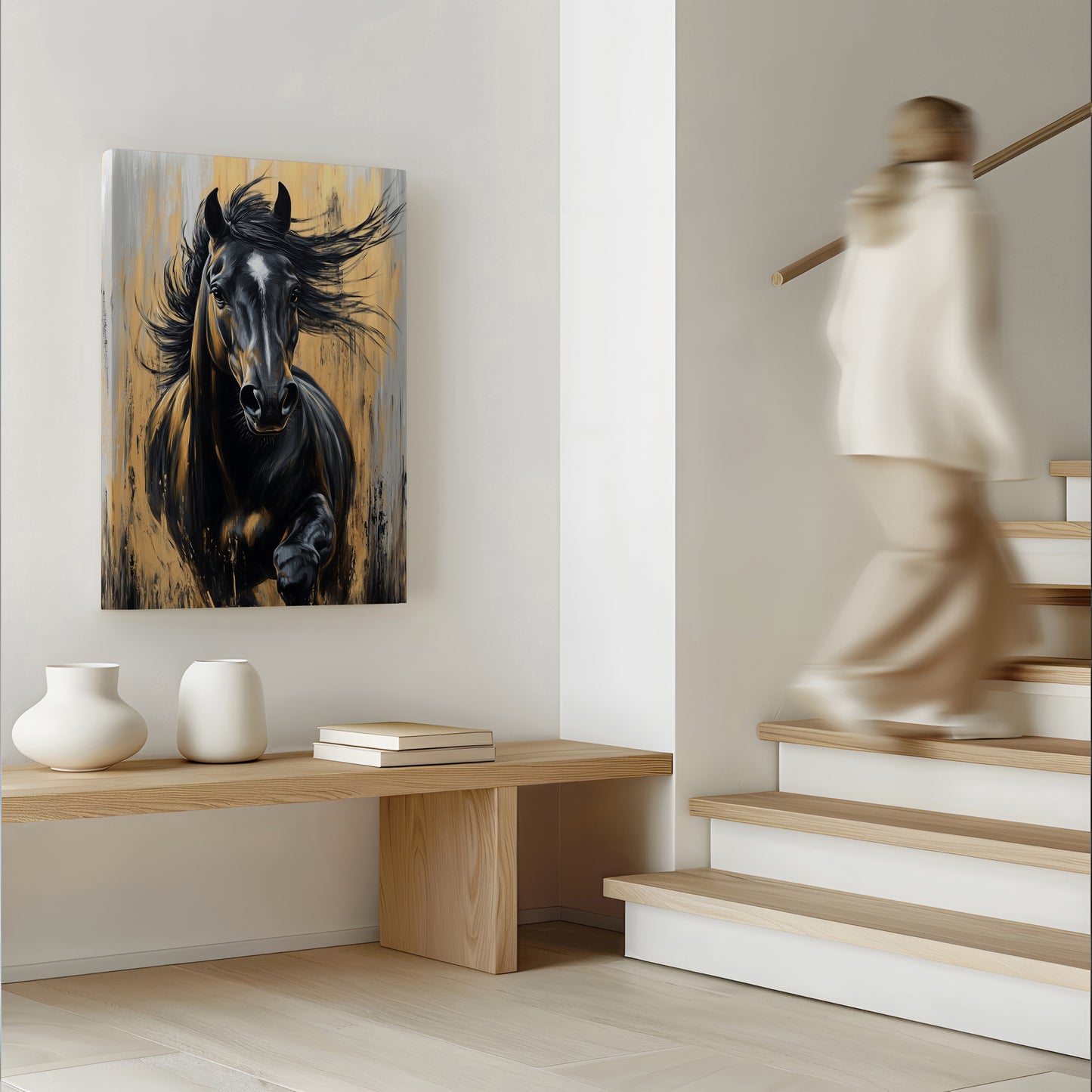 Black Stallion Canvas