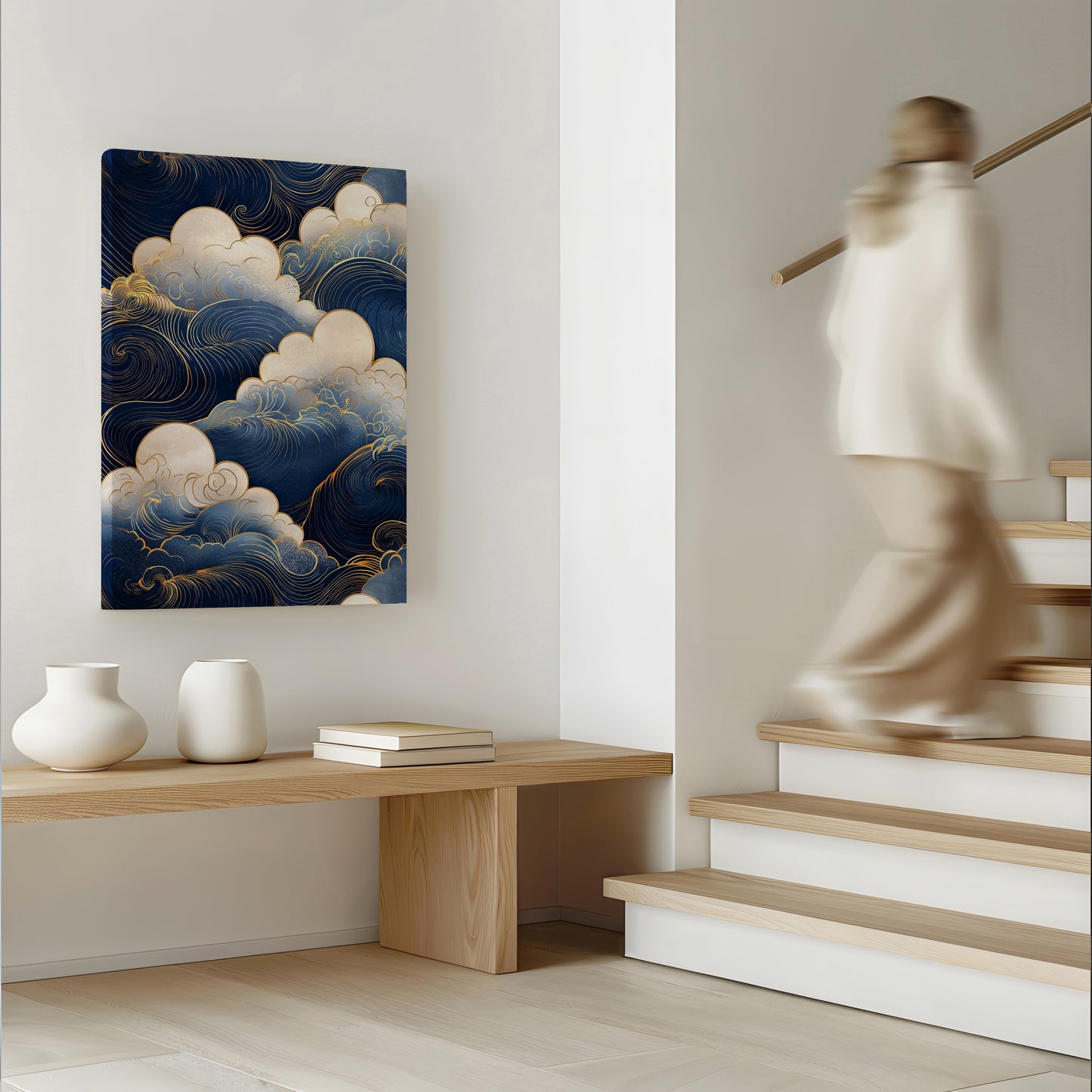 Luna Waves Canvas