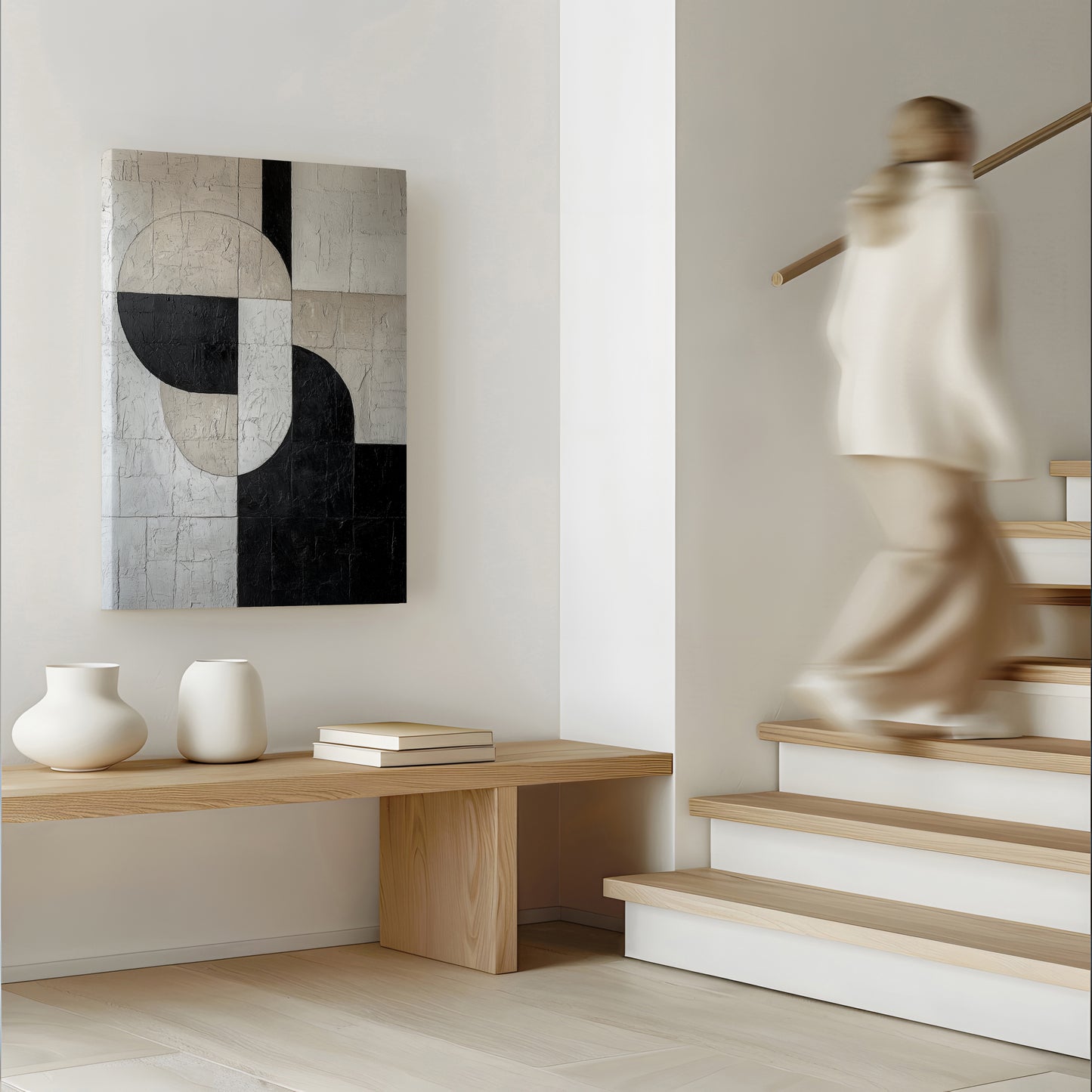 Japandi Abstract Canvas