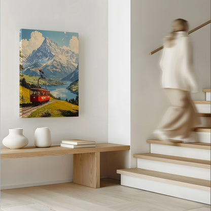 Cable Car Journey Canvas