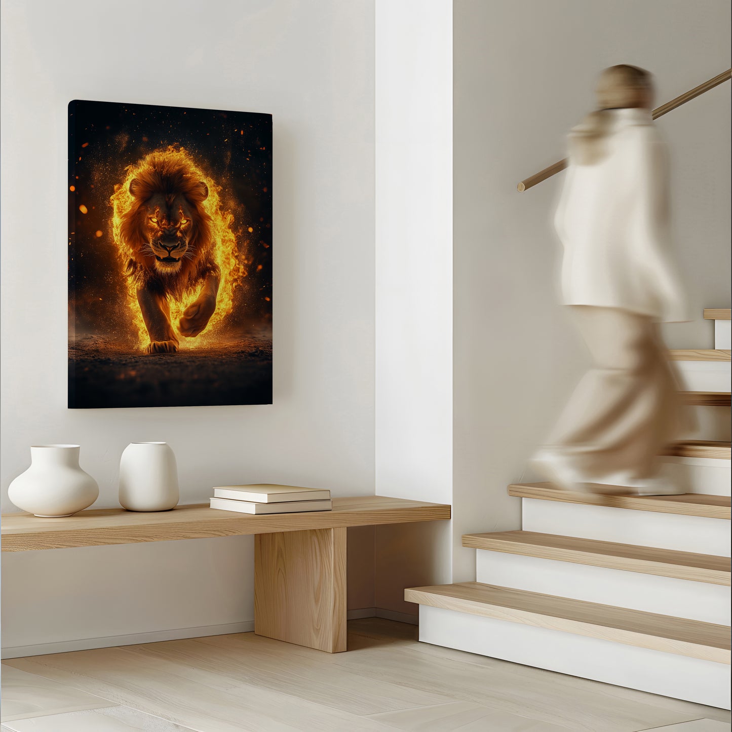 Blaze Of The Lion Heart Canvas
