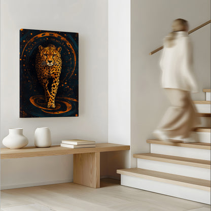 Cheetah In Motion Canvas