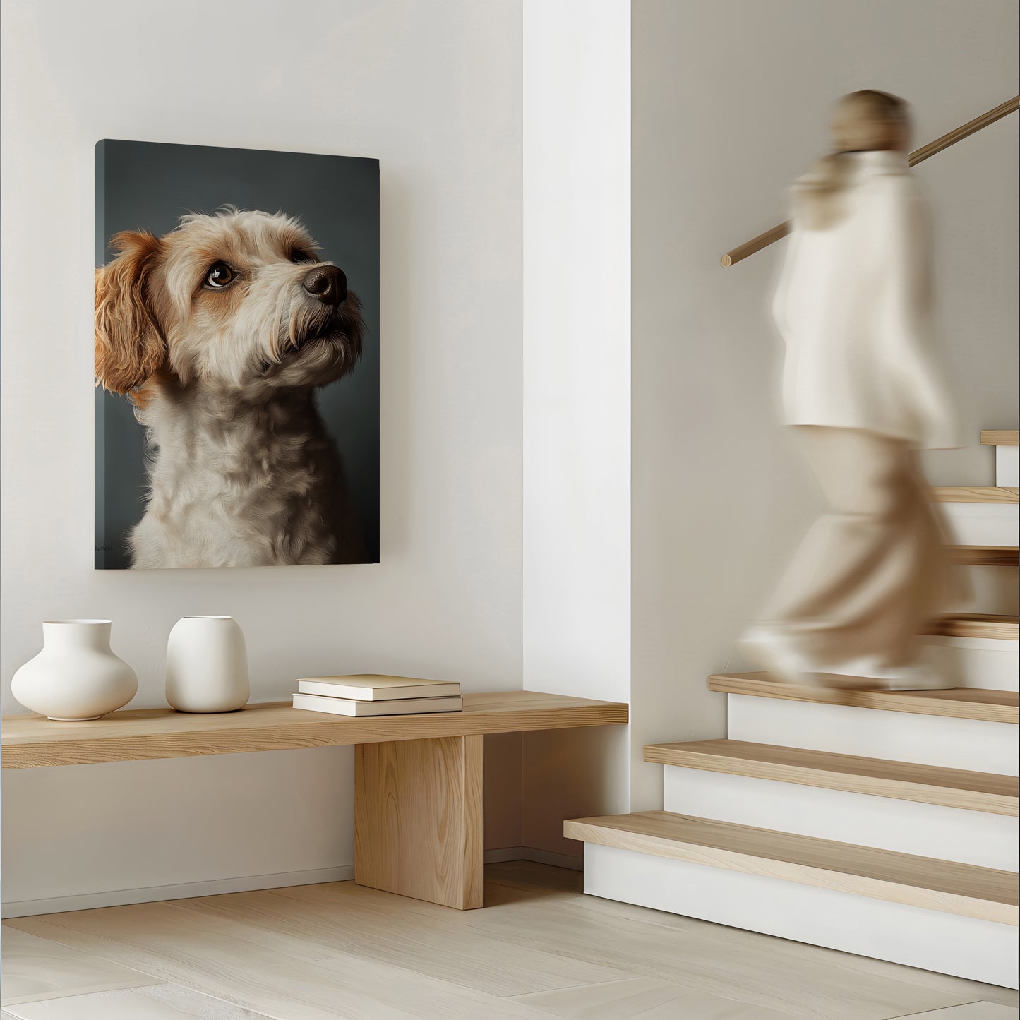 Maltese Dog Canvas