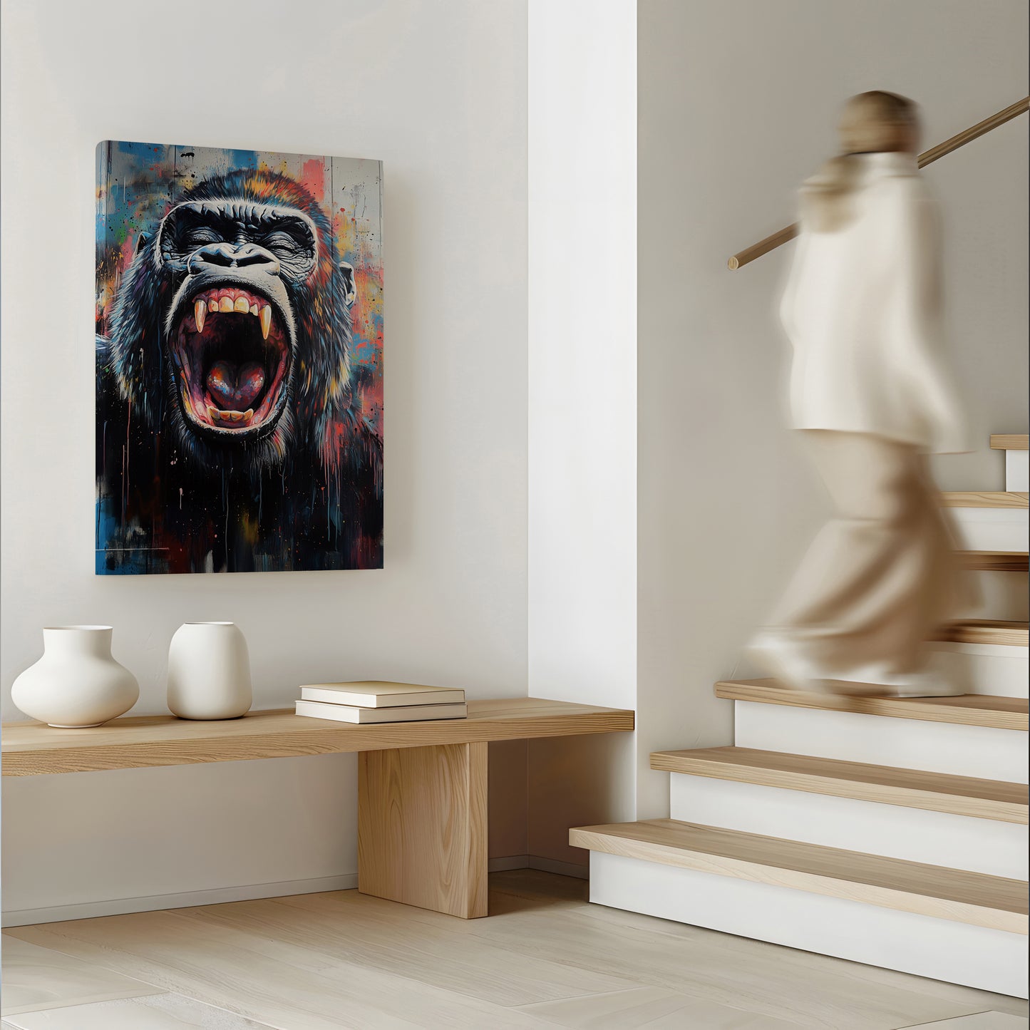 The Rebel Ape Canvas