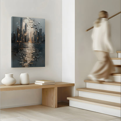 Cityscape Abstract Canvas