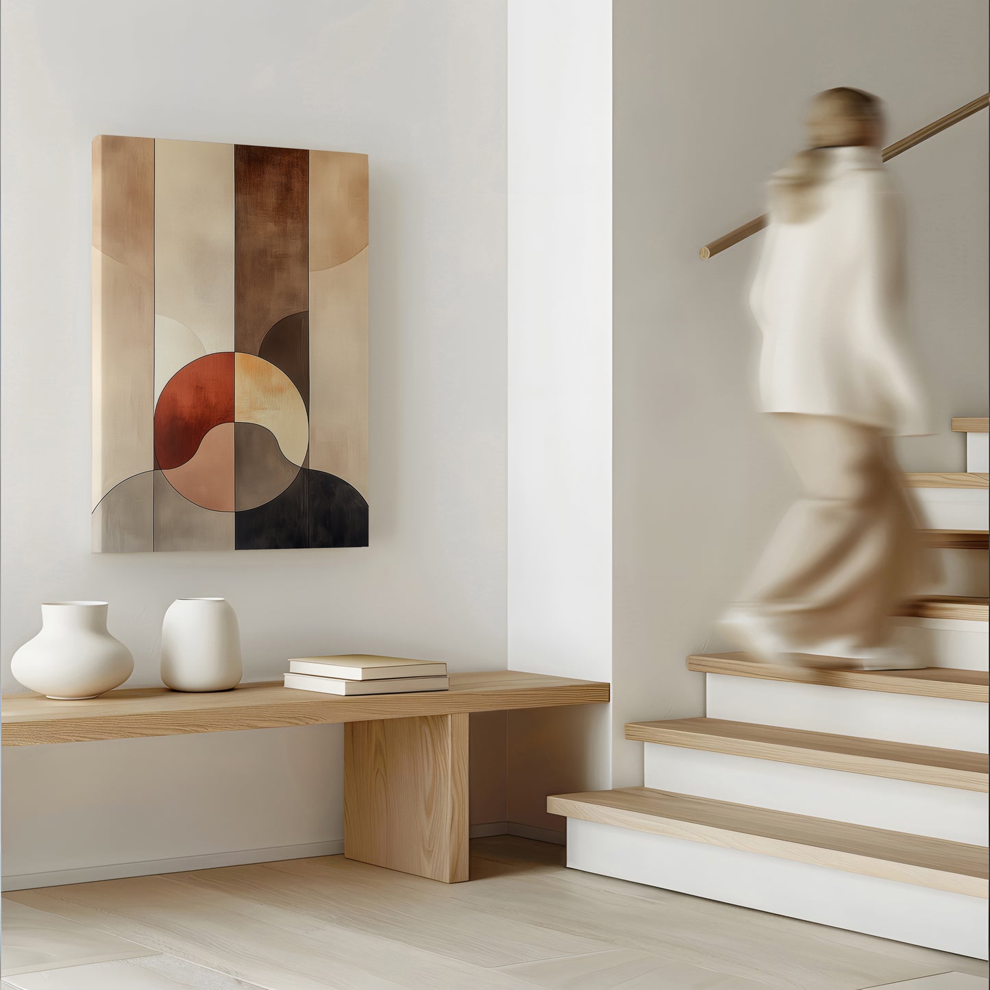 Tanned Minimalist Abstract Canvas