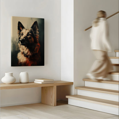 German Dog Canvas