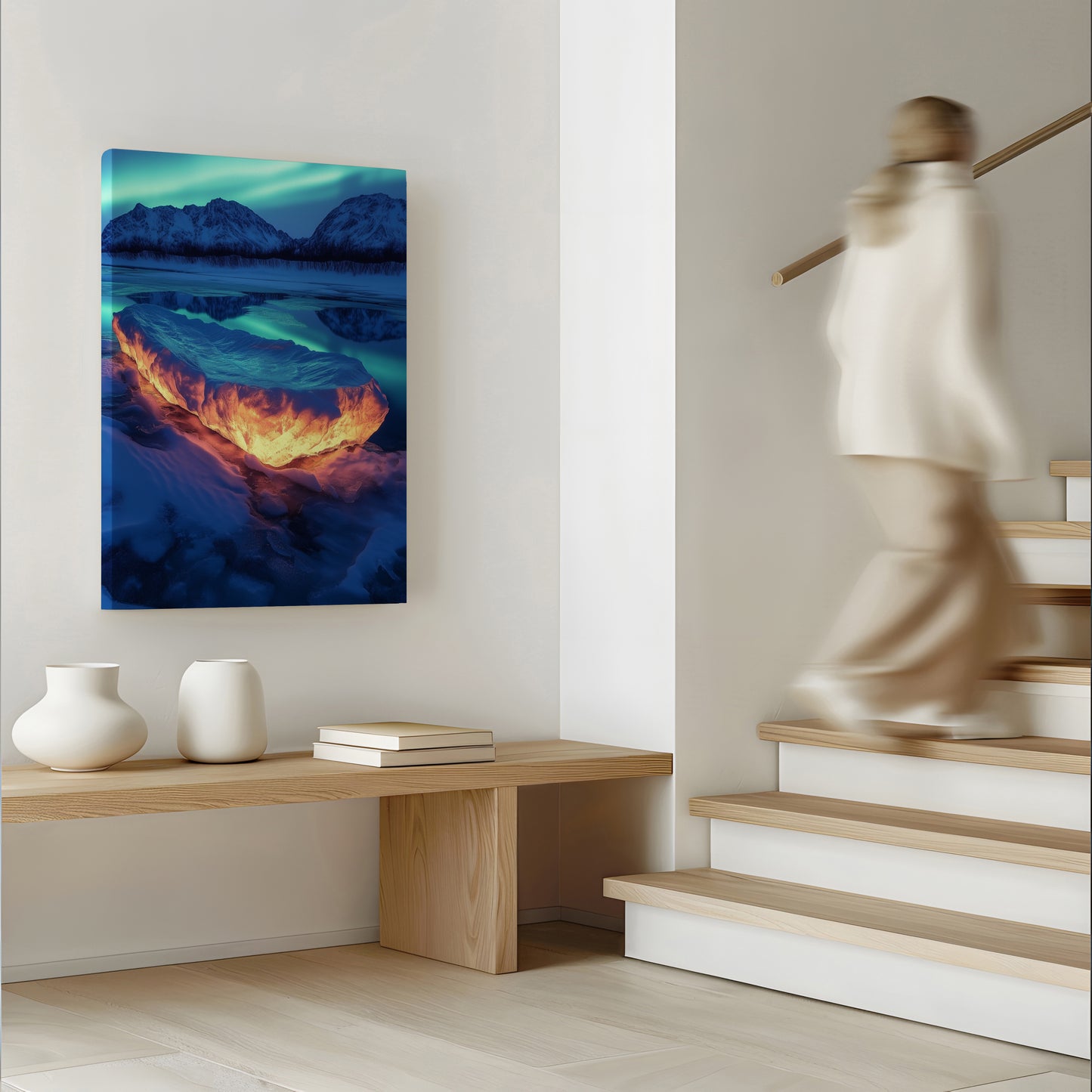 Glacial Glow Canvas