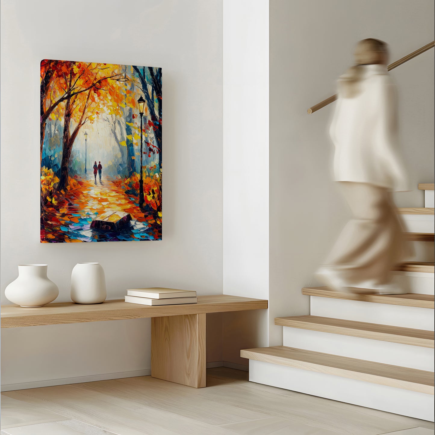October Stroll Canvas