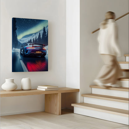 Porsche in the Peaks Canvas