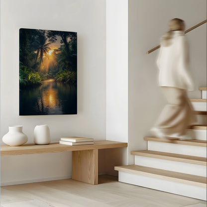 Golden Amazon Canvas