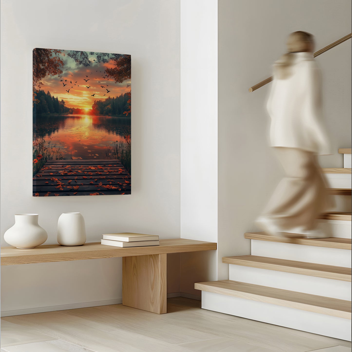 Amber lake Canvas