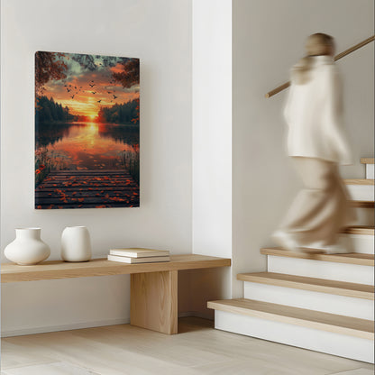 Amber lake Canvas