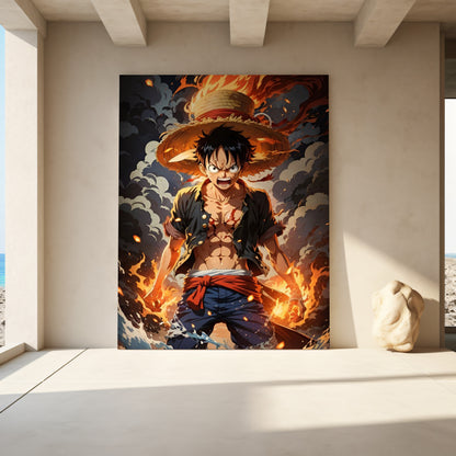 Luffy: Gear of Fury canvas