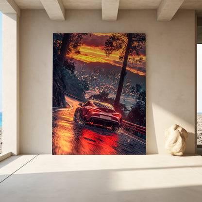 Red Supra Rush canvas