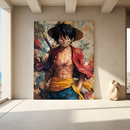King of the Pirates: Luffy canvas