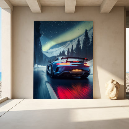 Porsche in the Peaks Canvas
