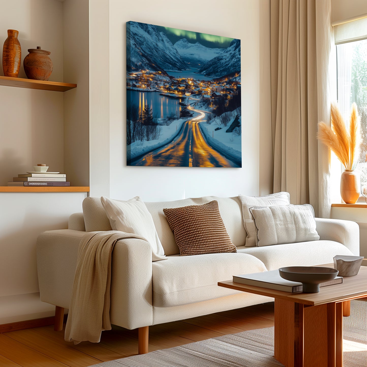 Aurora Pathway Canvas