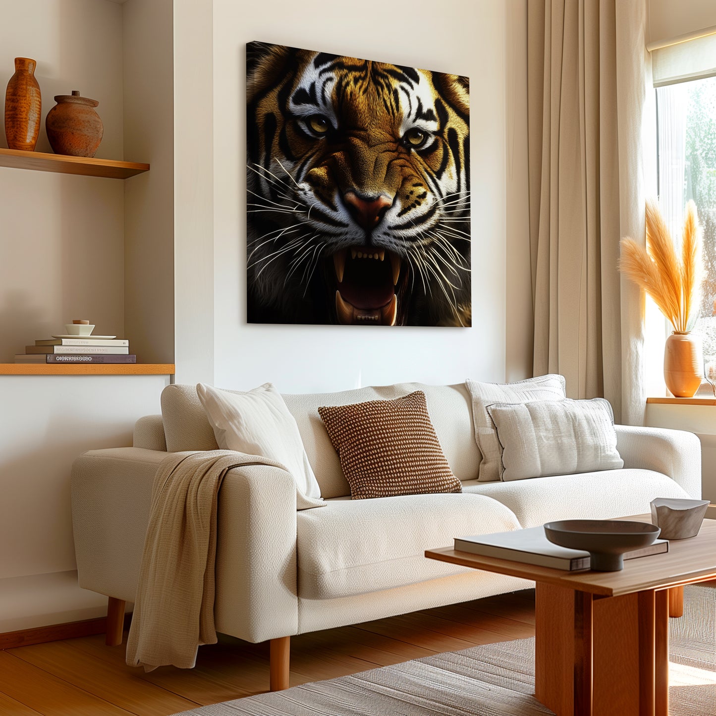Tiger Roar Canvas