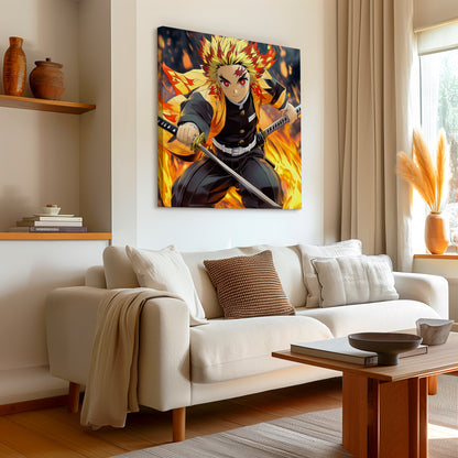 Rengoku Demon Slayer canvas