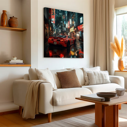 Tokyo Drift canvas